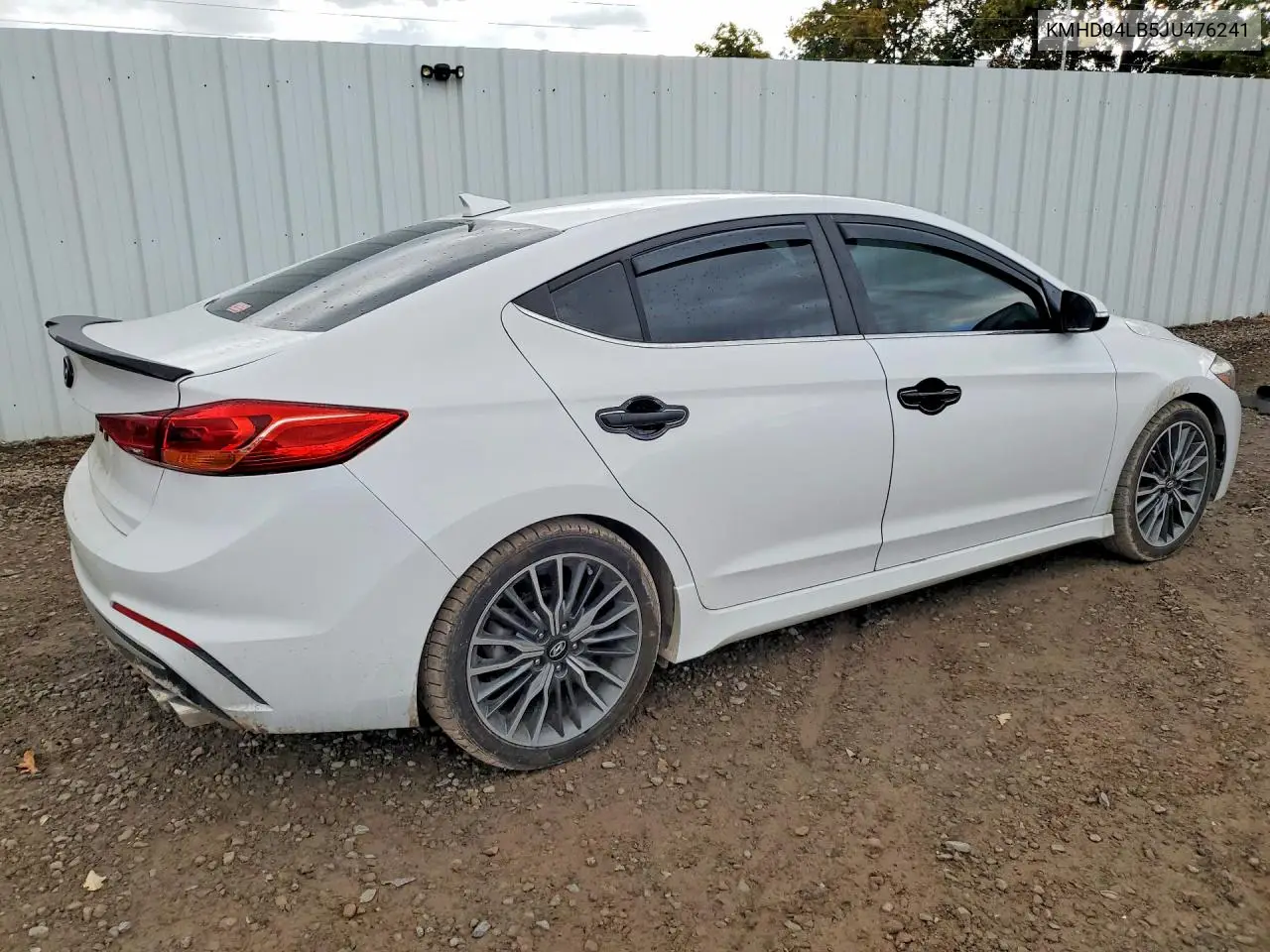 2018 HYUNDAI ELANTRA VIN KMHD04LB5JU476241 — фото 3
