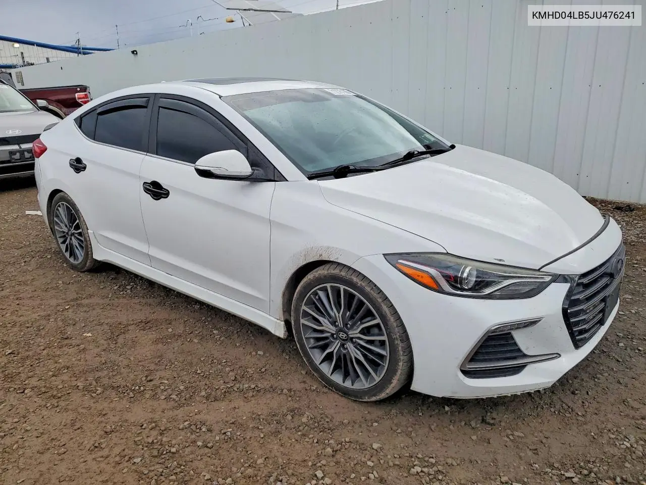 2018 HYUNDAI ELANTRA VIN KMHD04LB5JU476241 — фото 4