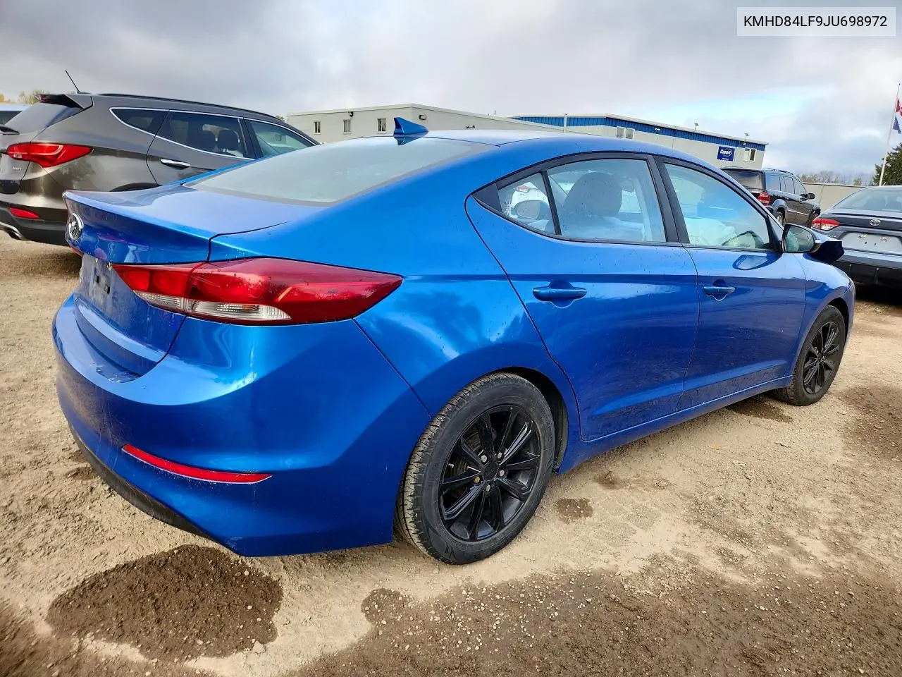 2018 HYUNDAI ELANTRA VIN KMHD84LF9JU698972 — фото 3
