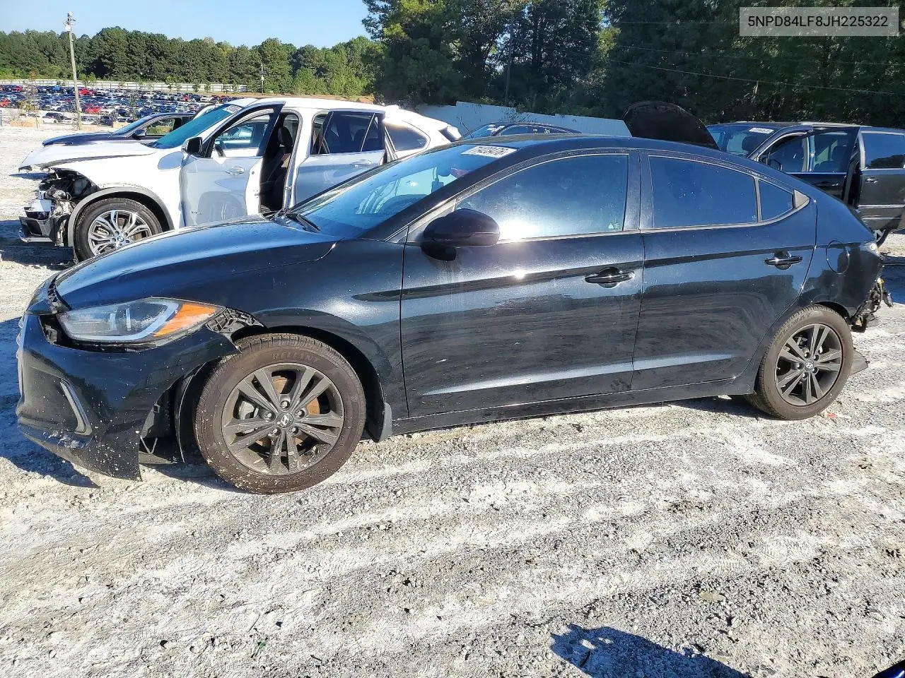 HYUNDAI ELANTRA 2018, VIN 5NPD84LF8JH225322