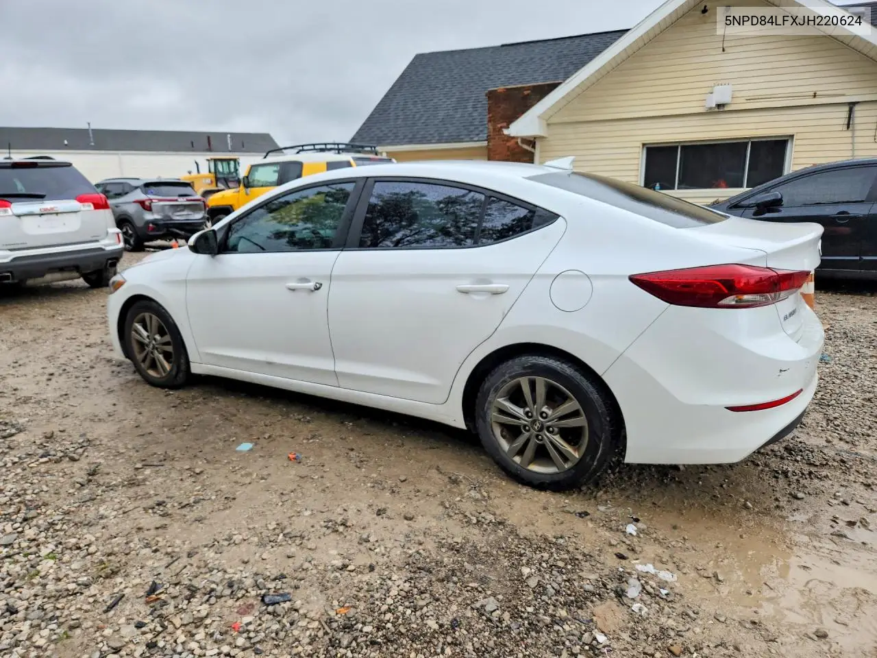 2018 HYUNDAI ELANTRA VIN 5NPD84LFXJH220624 — фото 2