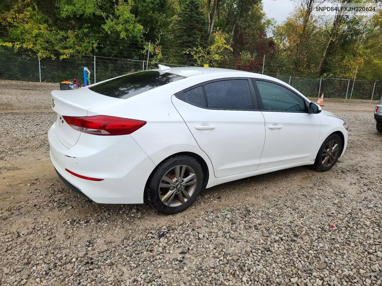 2018 HYUNDAI ELANTRA VIN 5NPD84LFXJH220624 — фото 3