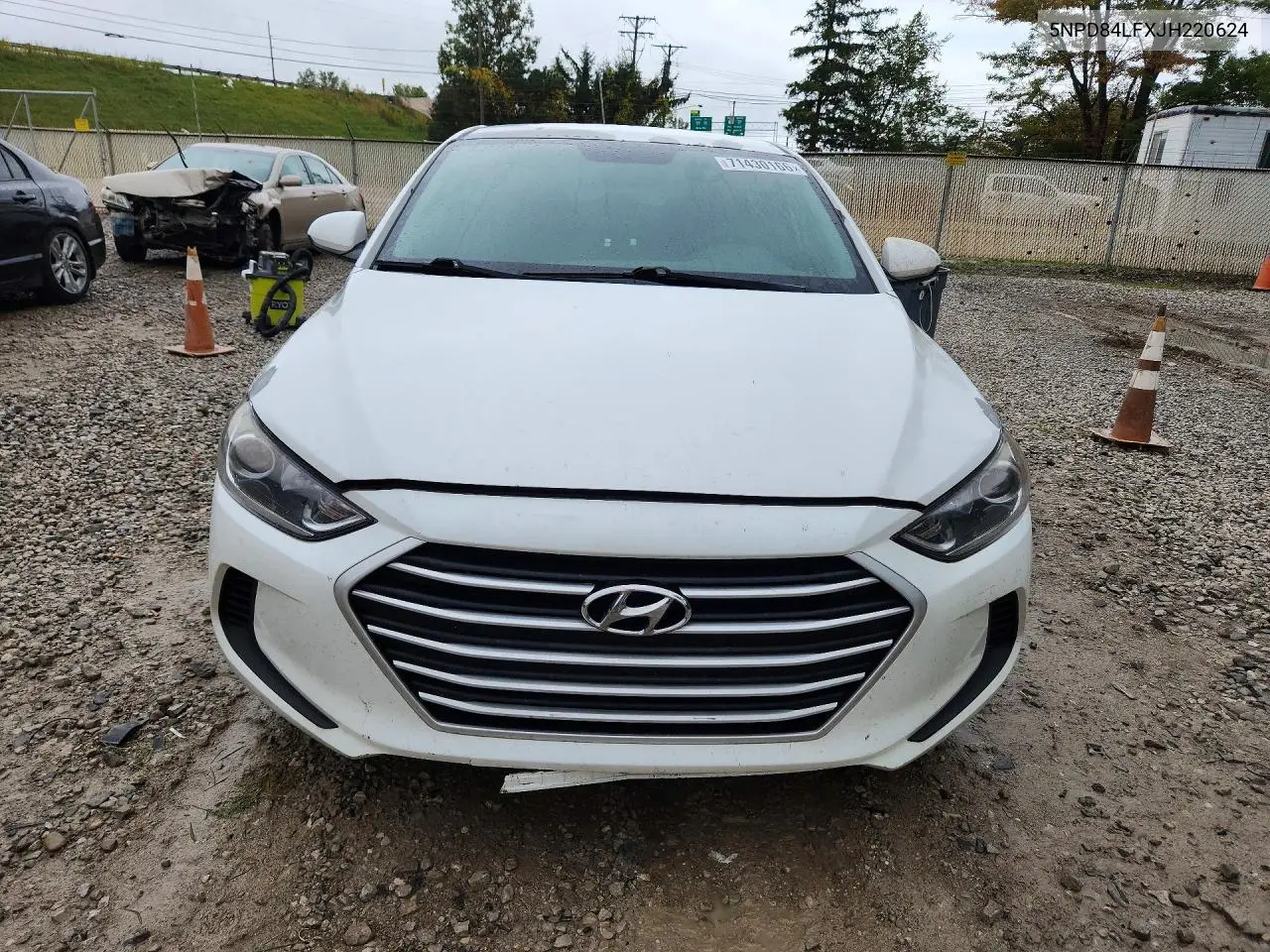 2018 HYUNDAI ELANTRA VIN 5NPD84LFXJH220624 — фото 5