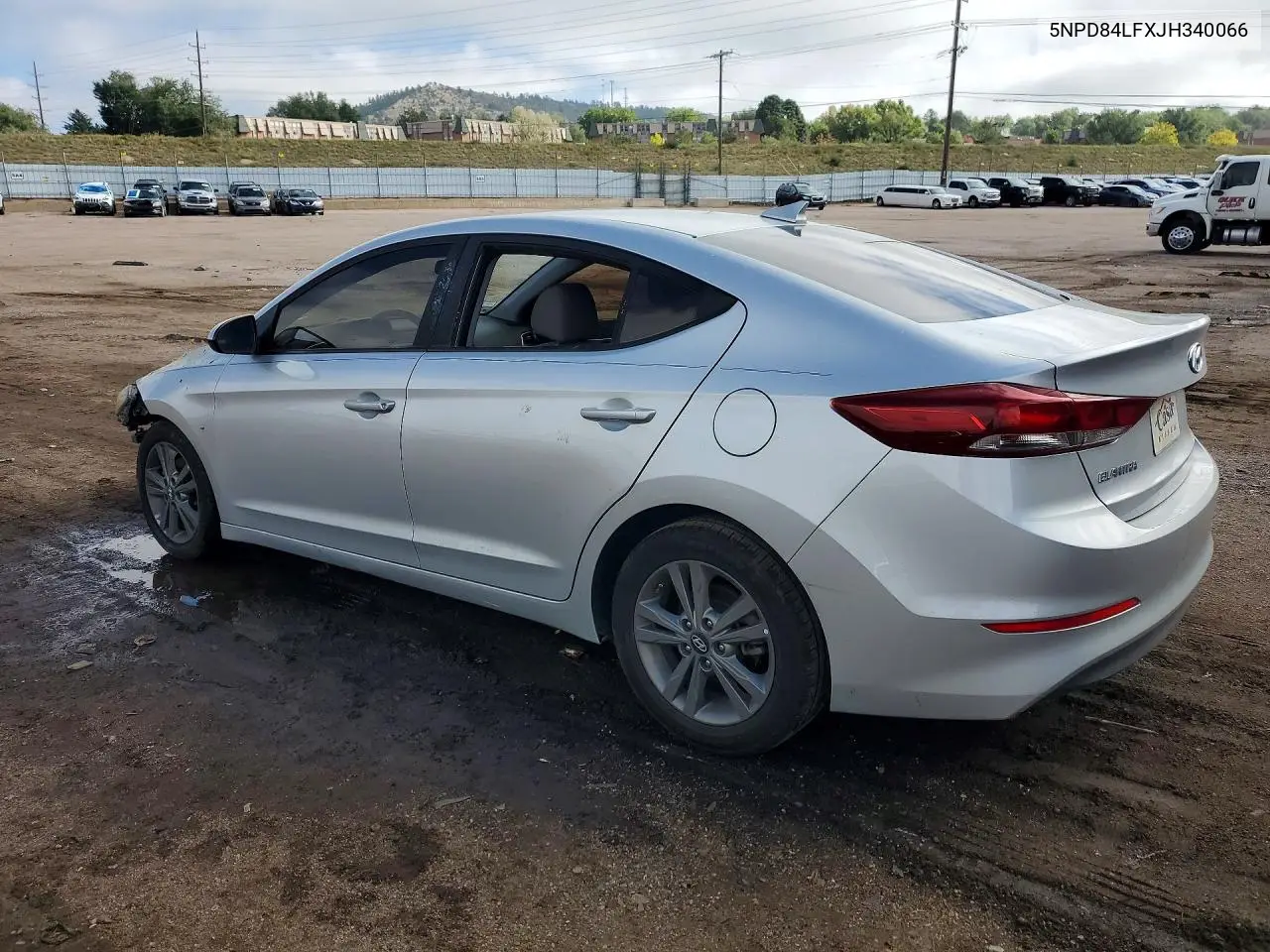 2018 HYUNDAI ELANTRA VIN 5NPD84LFXJH340066 — фото 2