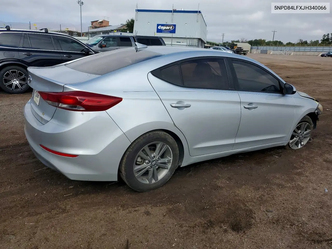 2018 HYUNDAI ELANTRA VIN 5NPD84LFXJH340066 — фото 3