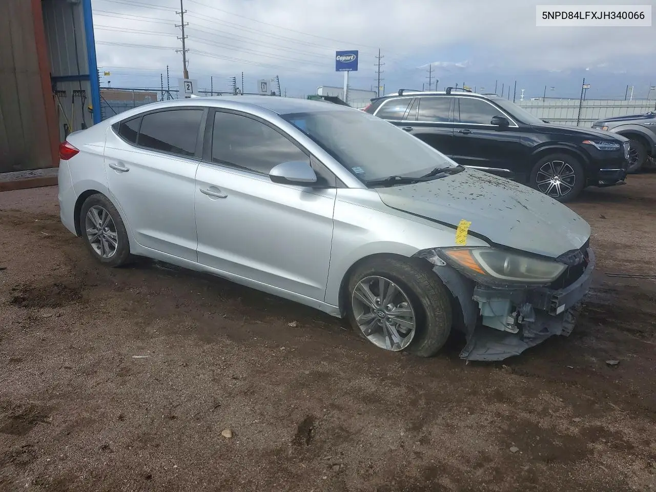 2018 HYUNDAI ELANTRA VIN 5NPD84LFXJH340066 — фото 4