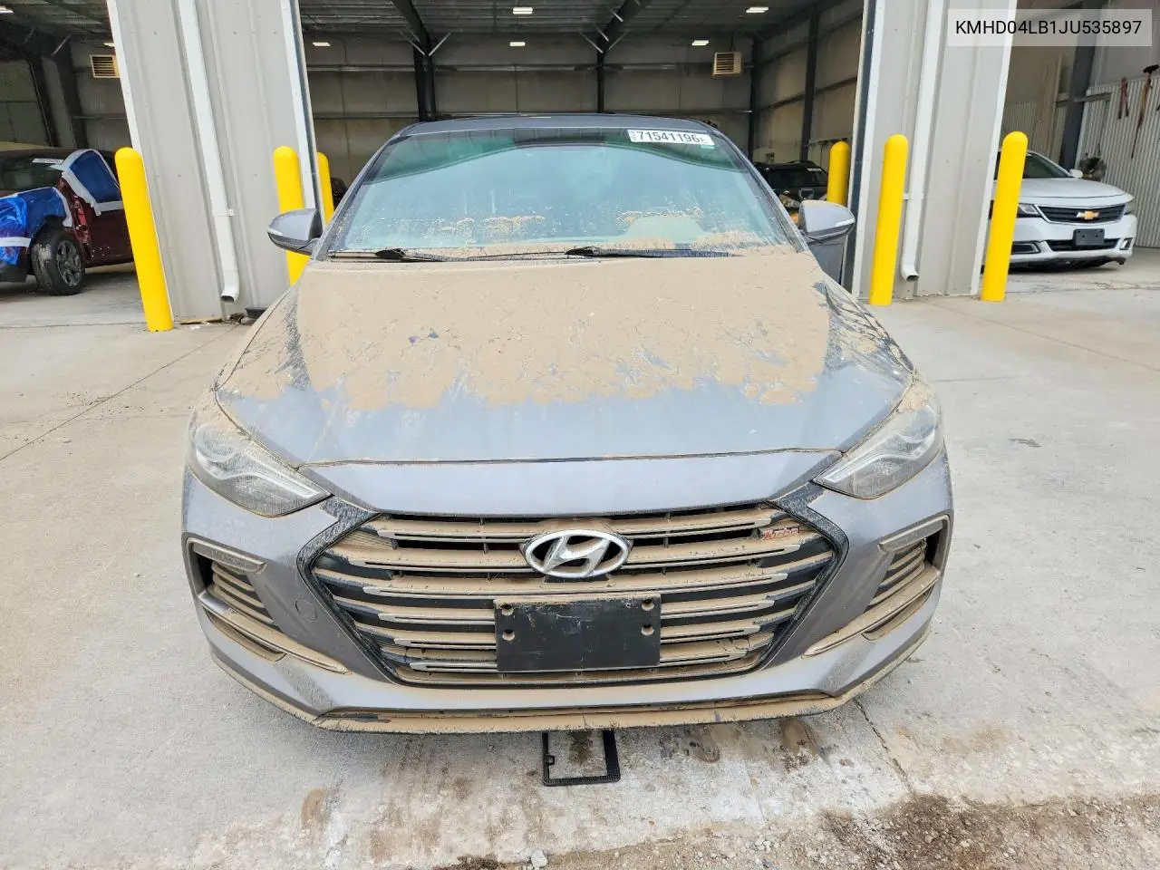 2018 HYUNDAI ELANTRA VIN KMHD04LB1JU535897 — фото 5