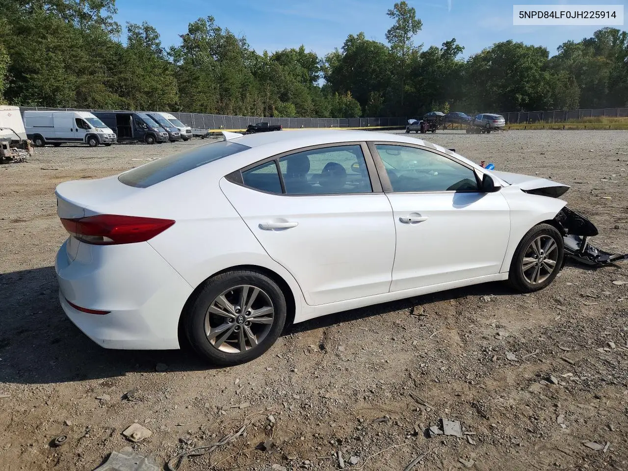 2018 HYUNDAI ELANTRA VIN 5NPD84LF0JH225914 — фото 3