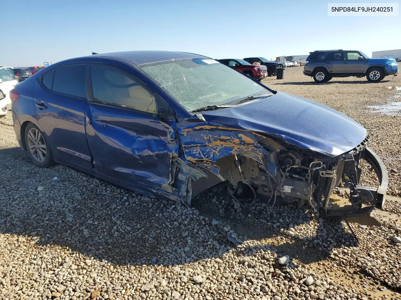 2018 HYUNDAI ELANTRA VIN 5NPD84LF9JH240251 — фото 4