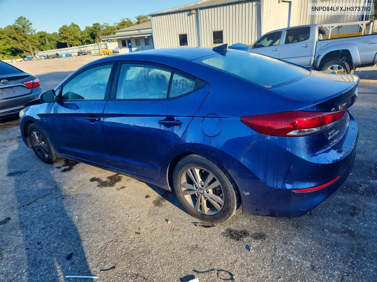 2018 HYUNDAI ELANTRA VIN 5NPD84LFXJH373780 — фото 2