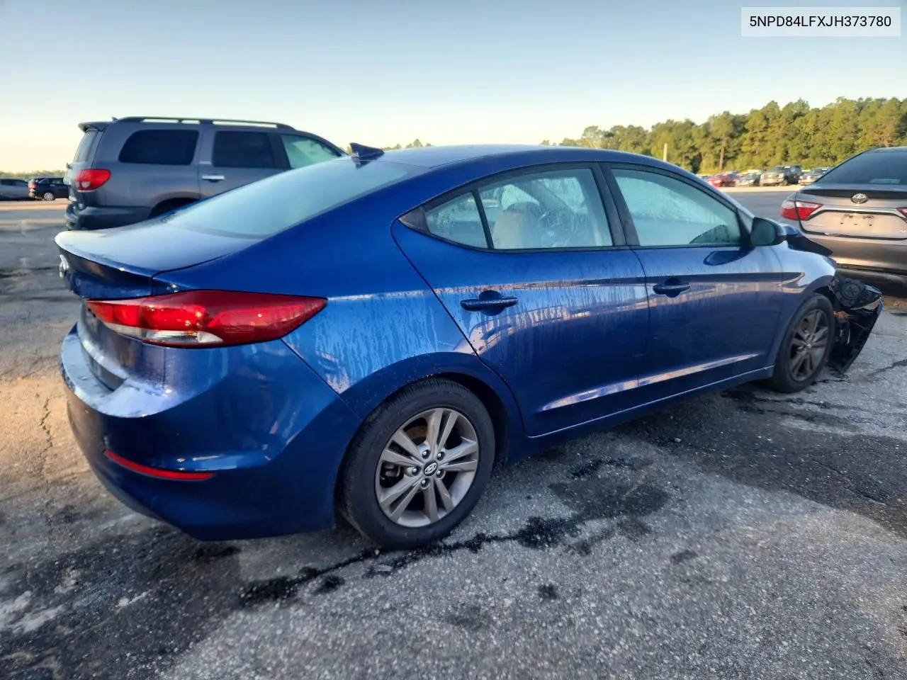2018 HYUNDAI ELANTRA VIN 5NPD84LFXJH373780 — фото 3