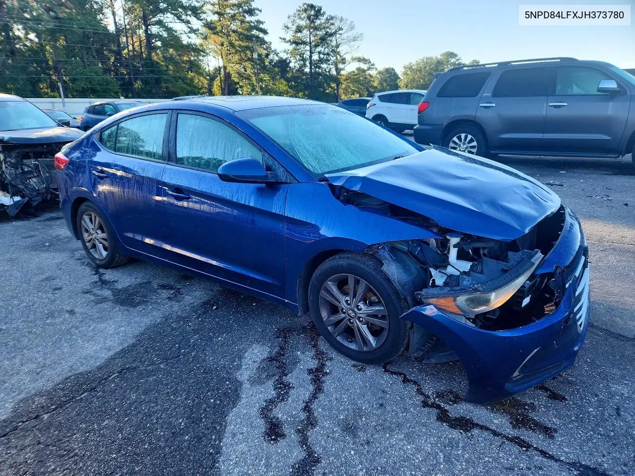2018 HYUNDAI ELANTRA VIN 5NPD84LFXJH373780 — фото 4