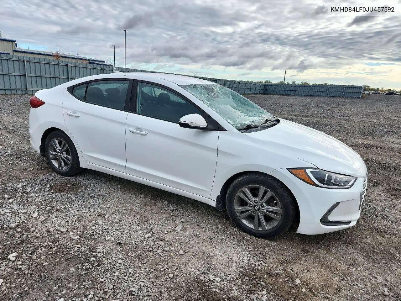 2018 HYUNDAI ELANTRA VIN KMHD84LF0JU457592 — фото 4