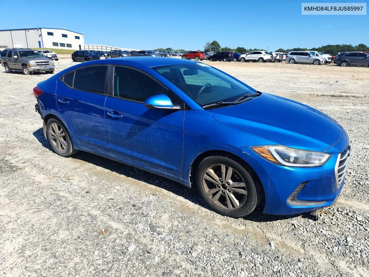 2018 HYUNDAI ELANTRA VIN KMHD84LF8JU585997 — фото 4