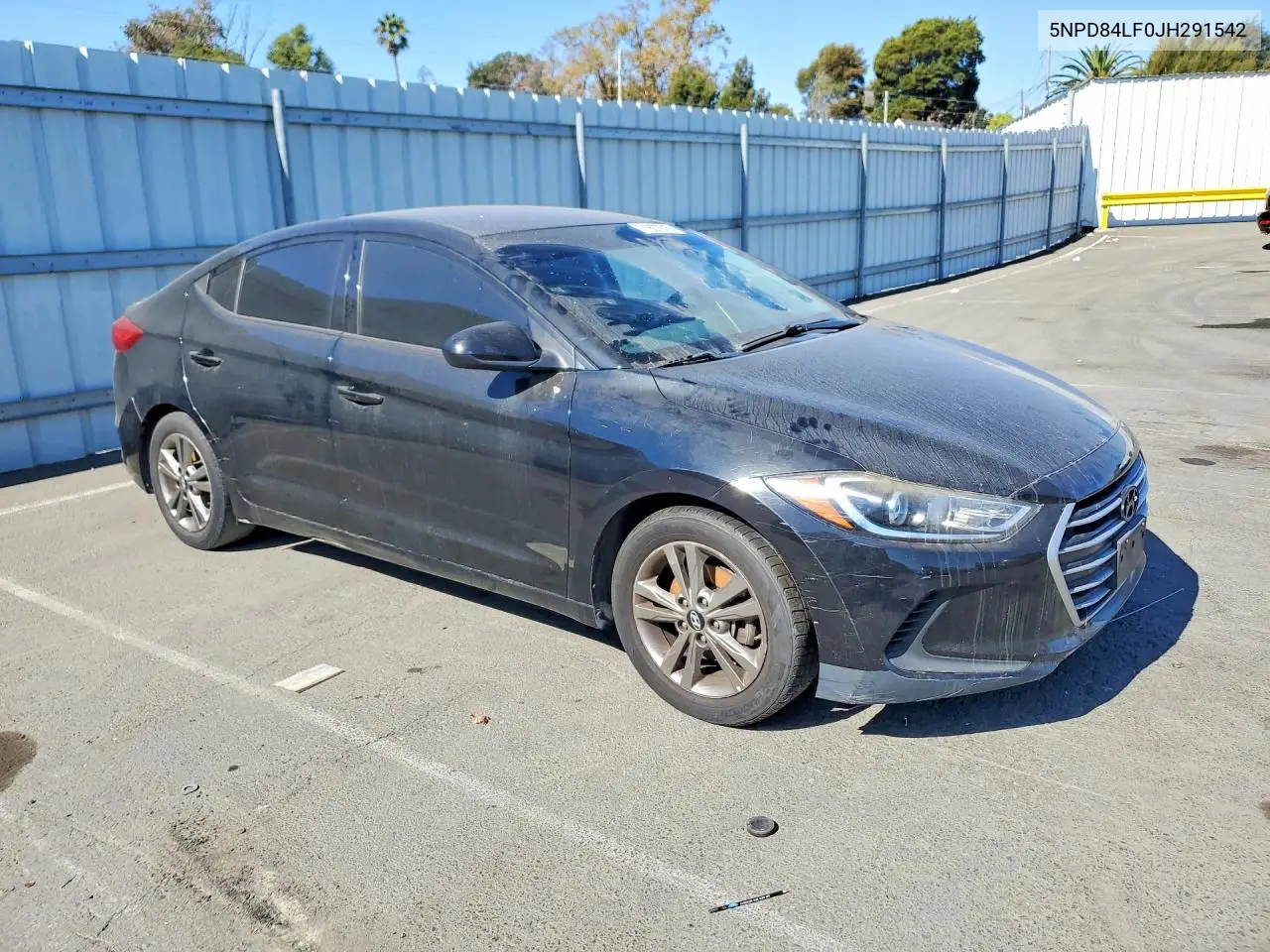 2018 HYUNDAI ELANTRA VIN 5NPD84LF0JH291542 — фото 4
