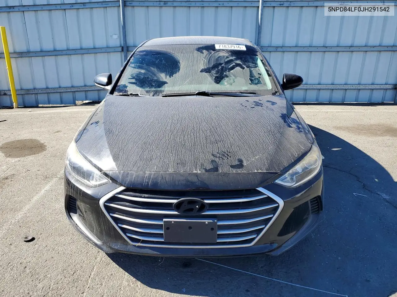 2018 HYUNDAI ELANTRA VIN 5NPD84LF0JH291542 — фото 5