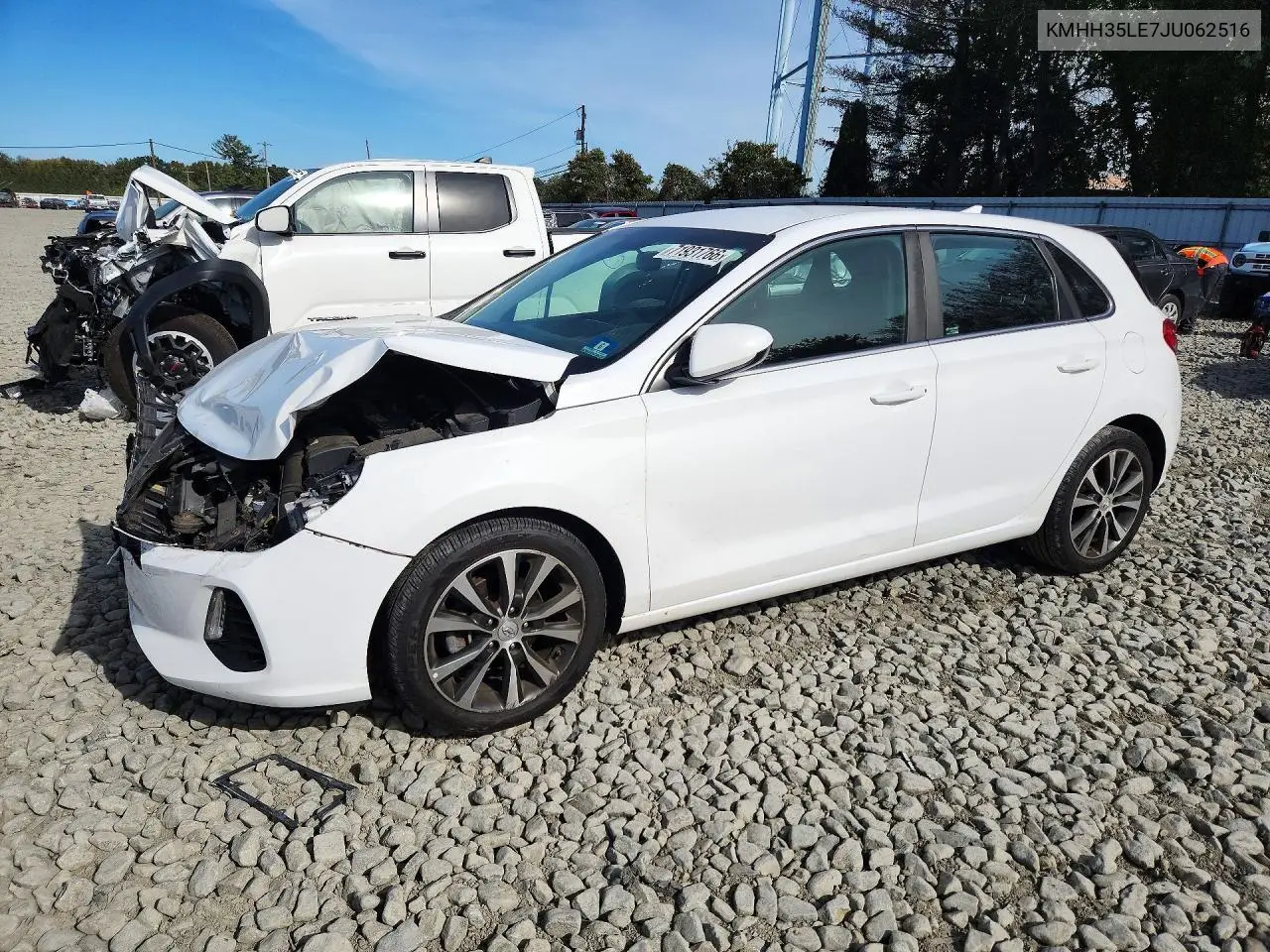 HYUNDAI ELANTRA 2018, VIN KMHH35LE7JU062516