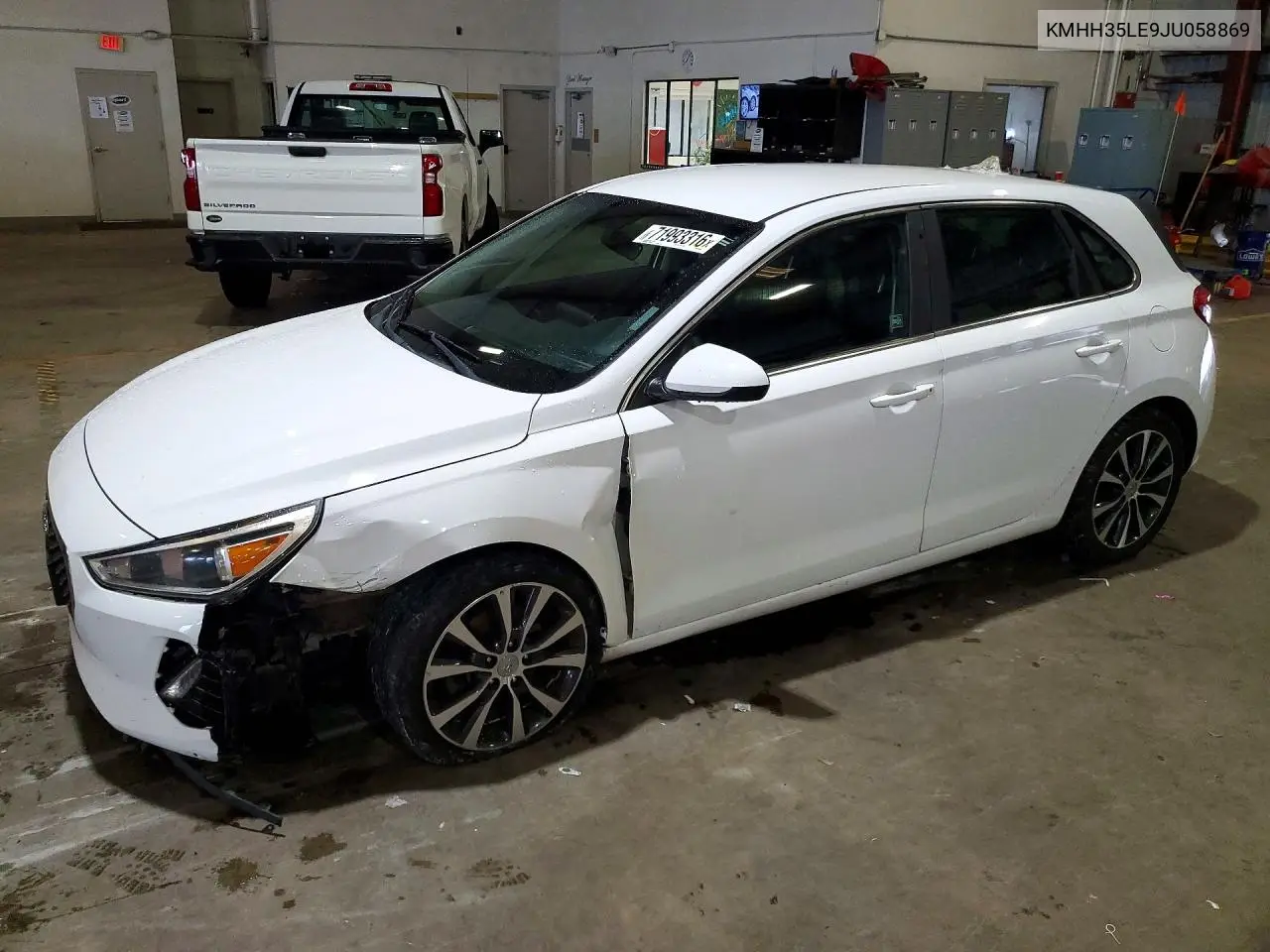 HYUNDAI ELANTRA 2018, VIN KMHH35LE9JU058869