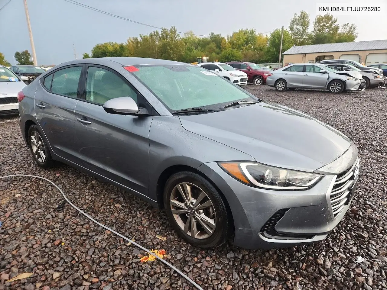 2018 HYUNDAI ELANTRA VIN KMHD84LF1JU726280 — фото 4