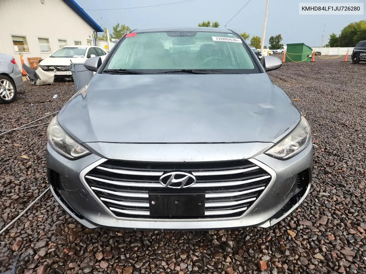 2018 HYUNDAI ELANTRA VIN KMHD84LF1JU726280 — фото 5