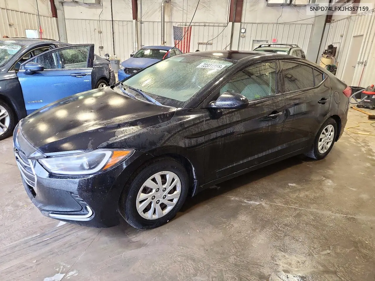 HYUNDAI ELANTRA 2018, VIN 5NPD74LFXJH357159