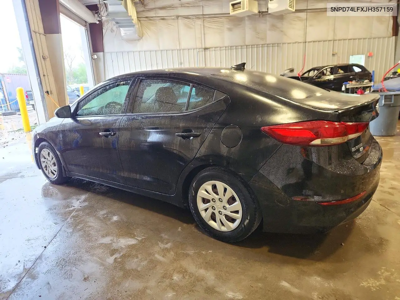 2018 HYUNDAI ELANTRA VIN 5NPD74LFXJH357159 — фото 2