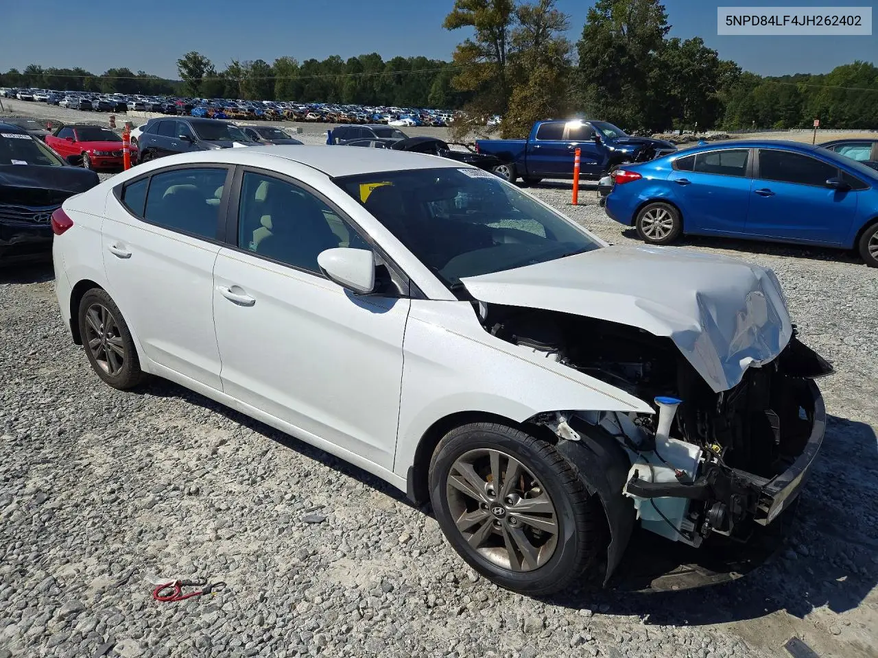 2018 HYUNDAI ELANTRA VIN 5NPD84LF4JH262402 — фото 4