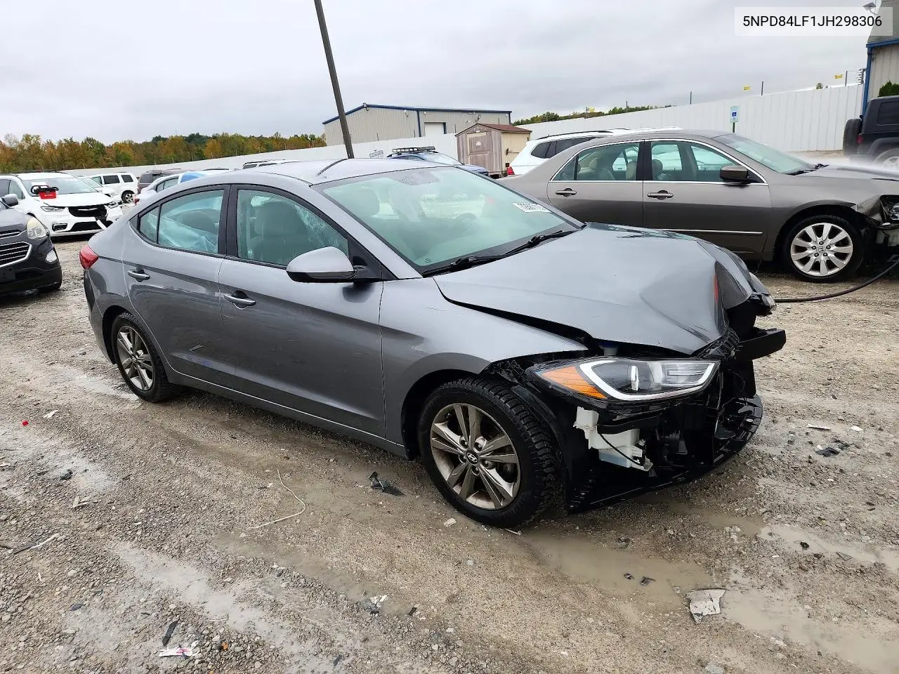 2018 HYUNDAI ELANTRA VIN 5NPD84LF1JH298306 — фото 4