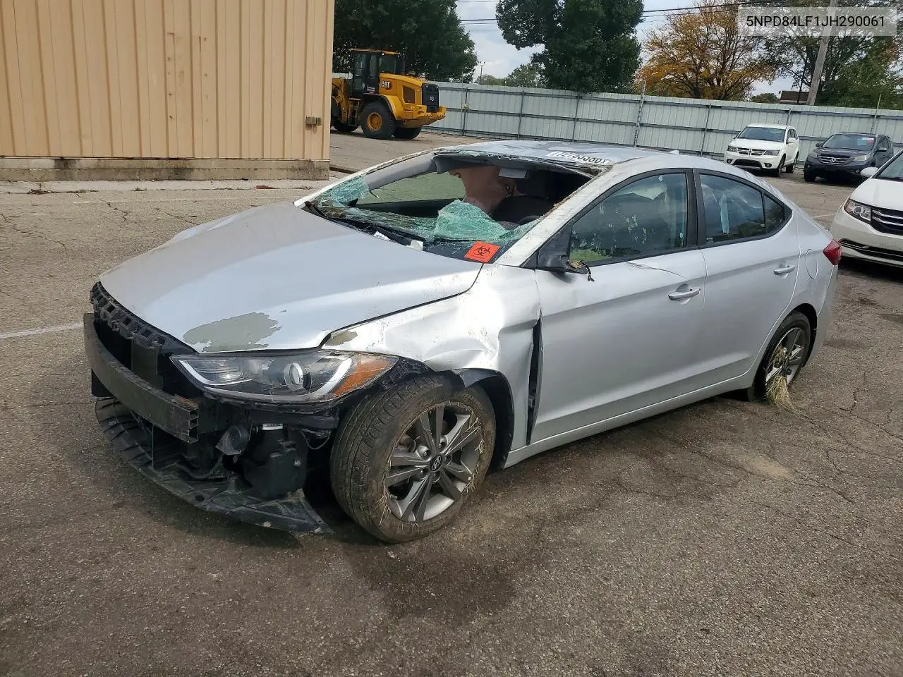 HYUNDAI ELANTRA 2018, VIN 5NPD84LF1JH290061