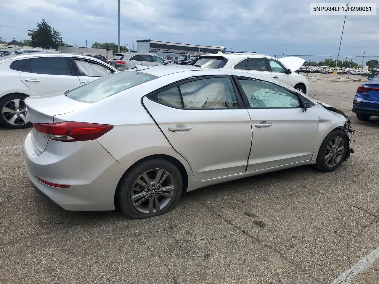 2018 HYUNDAI ELANTRA VIN 5NPD84LF1JH290061 — фото 3