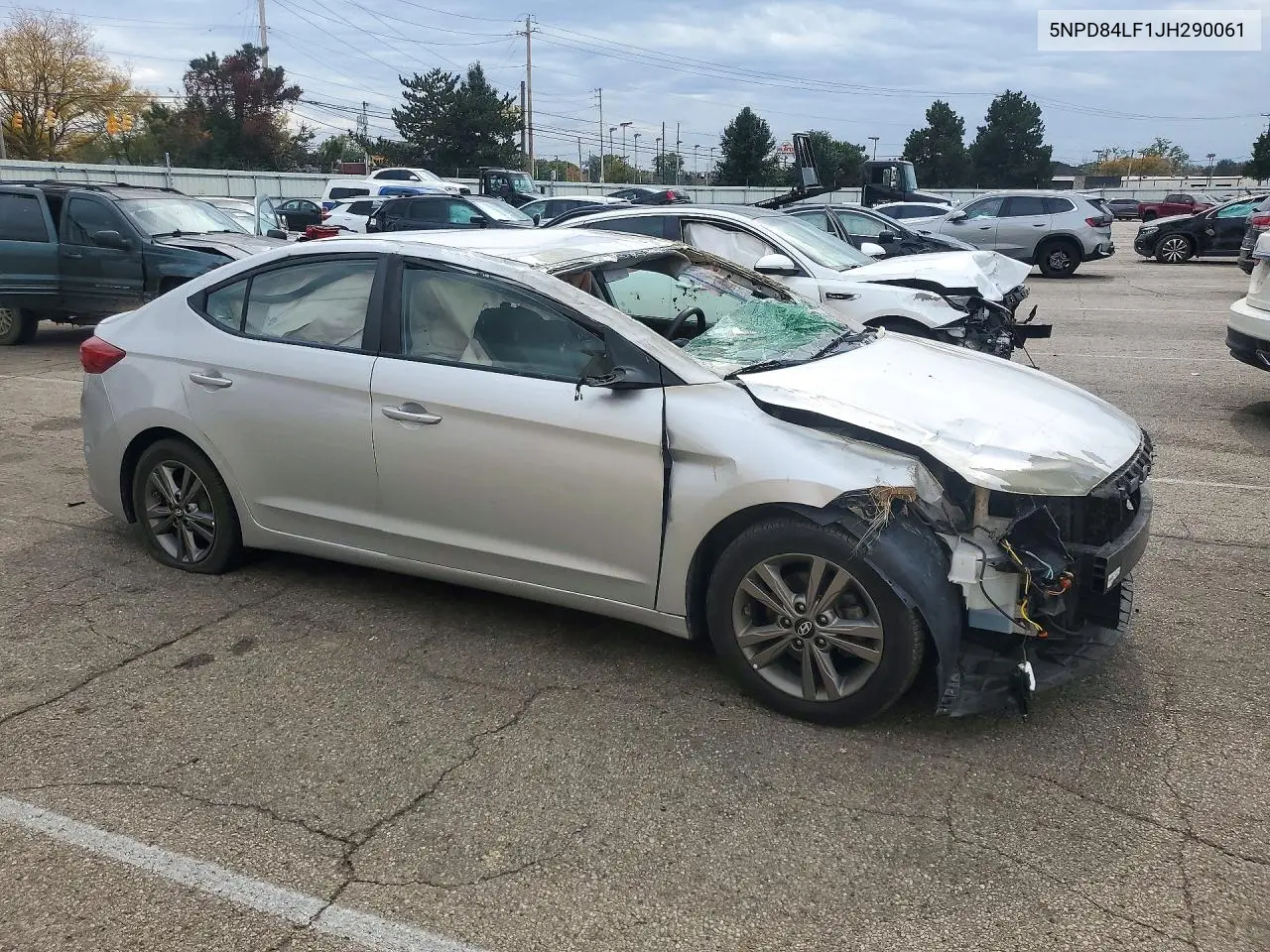 2018 HYUNDAI ELANTRA VIN 5NPD84LF1JH290061 — фото 4
