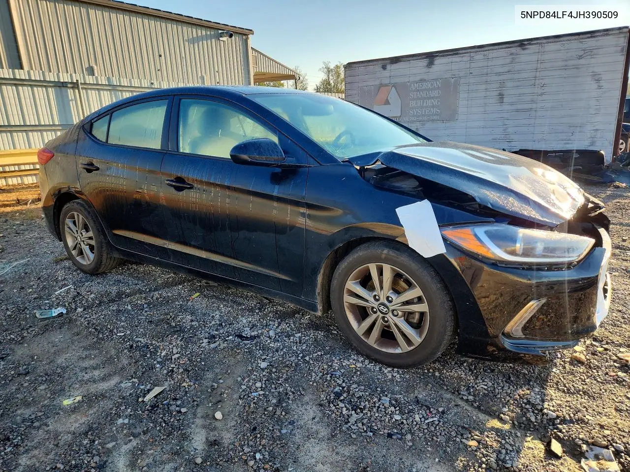 2018 HYUNDAI ELANTRA VIN 5NPD84LF4JH390509 — фото 4