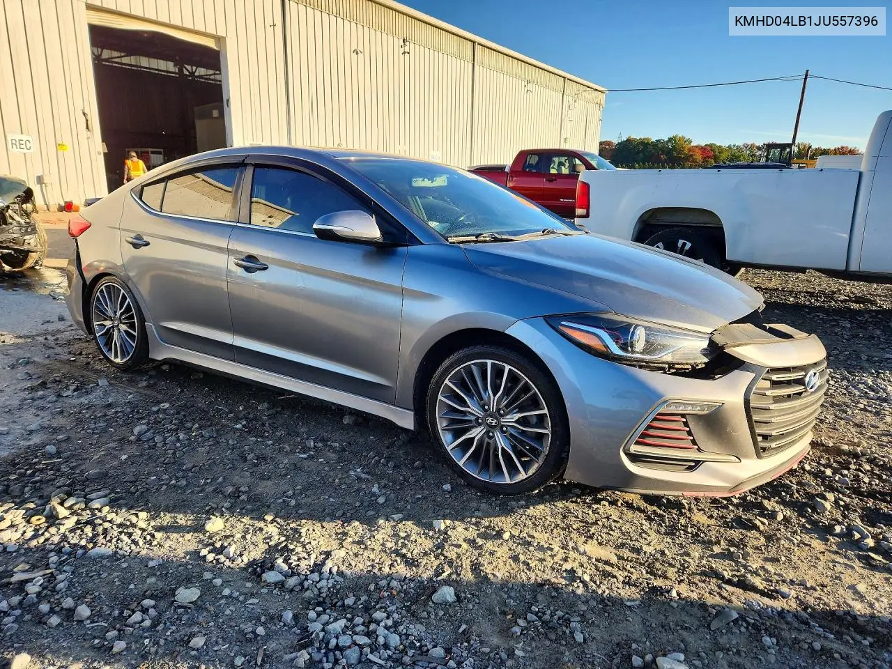 2018 HYUNDAI ELANTRA VIN KMHD04LB1JU557396 — фото 4