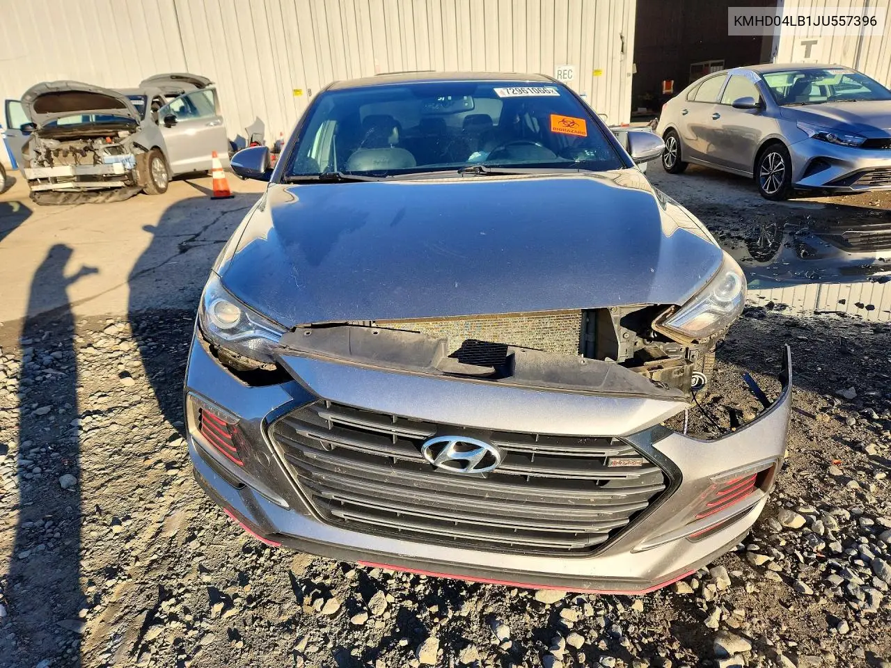 2018 HYUNDAI ELANTRA VIN KMHD04LB1JU557396 — фото 5