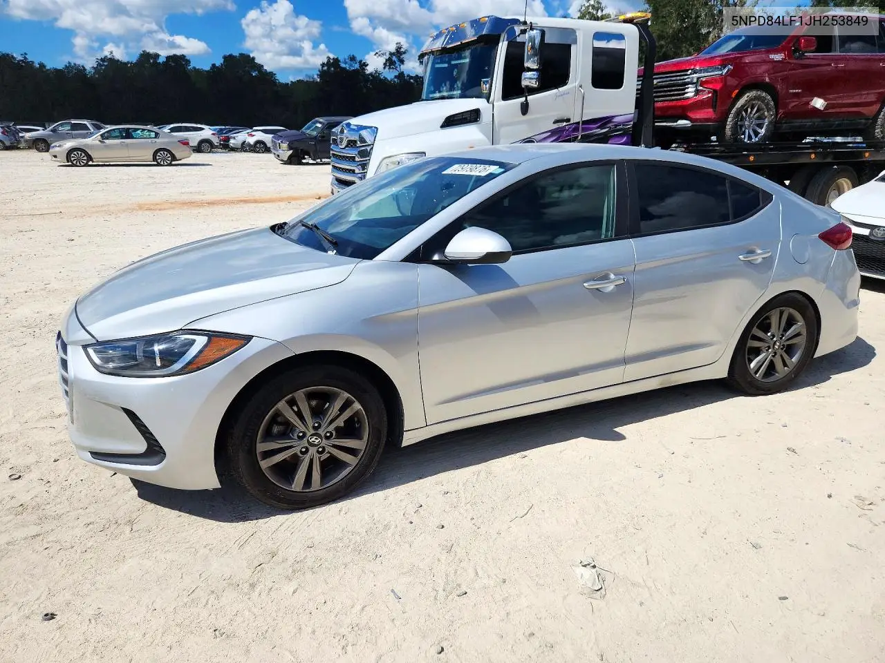 HYUNDAI ELANTRA 2018, VIN 5NPD84LF1JH253849