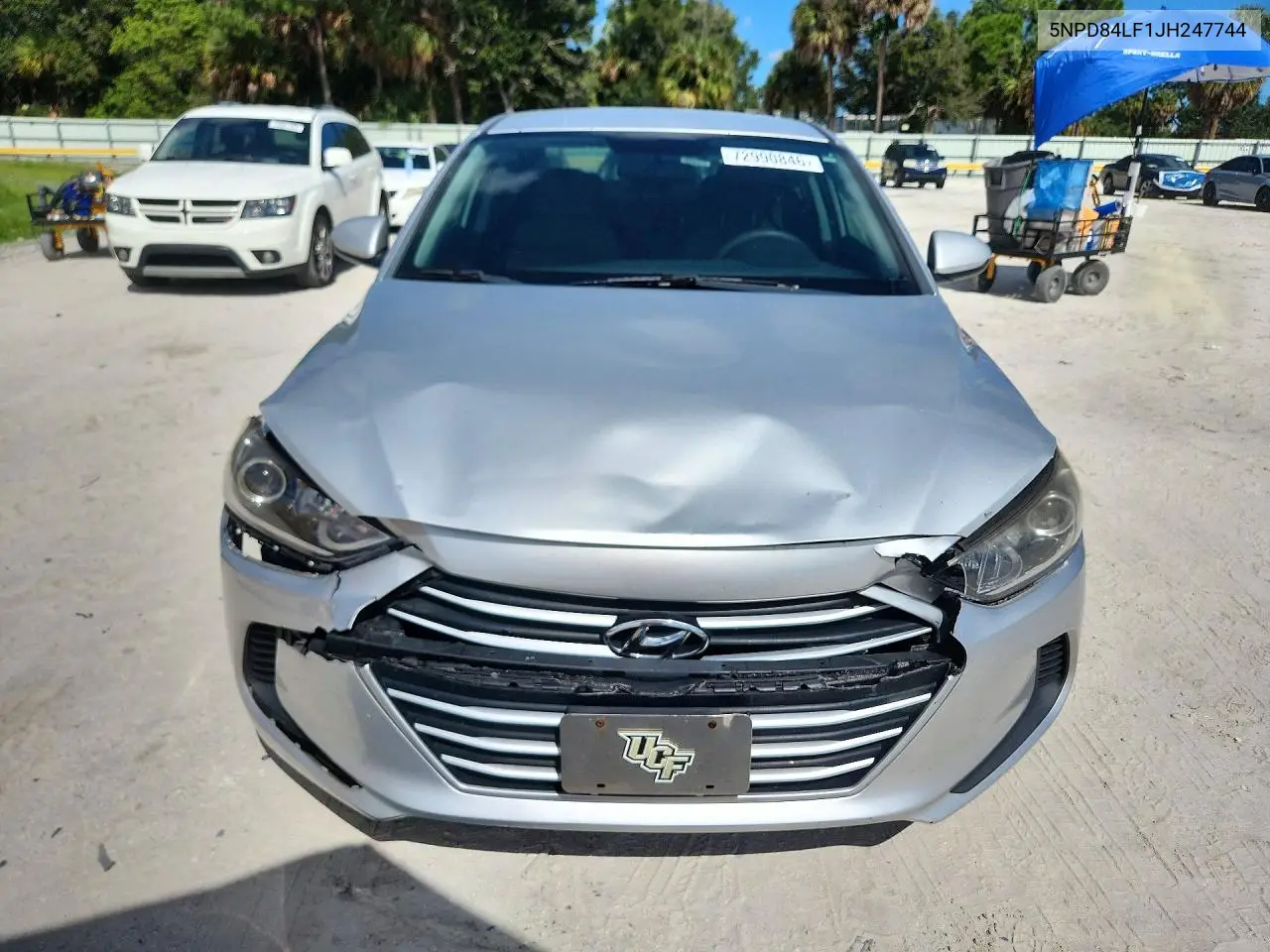 2018 HYUNDAI ELANTRA VIN 5NPD84LF1JH247744 — фото 5
