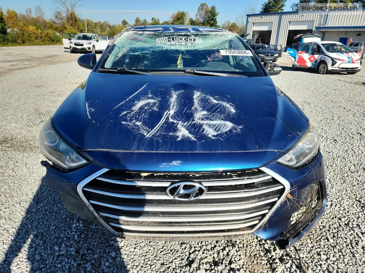 2018 HYUNDAI ELANTRA VIN 5NPD84LF3JH365391 — фото 5