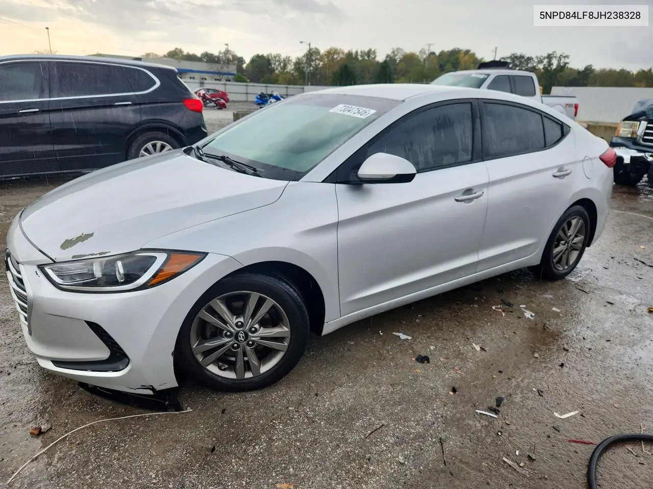 HYUNDAI ELANTRA 2018, VIN 5NPD84LF8JH238328