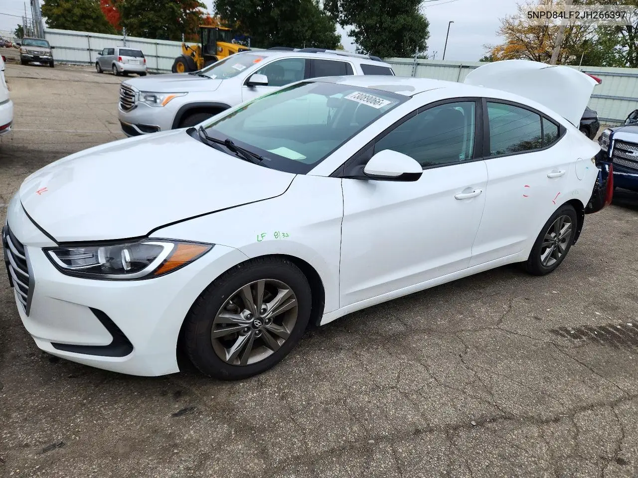 HYUNDAI ELANTRA 2018, VIN 5NPD84LF2JH266397