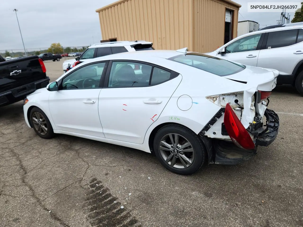 2018 HYUNDAI ELANTRA VIN 5NPD84LF2JH266397 — фото 2
