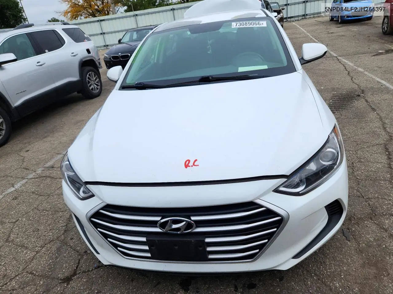 2018 HYUNDAI ELANTRA VIN 5NPD84LF2JH266397 — фото 5