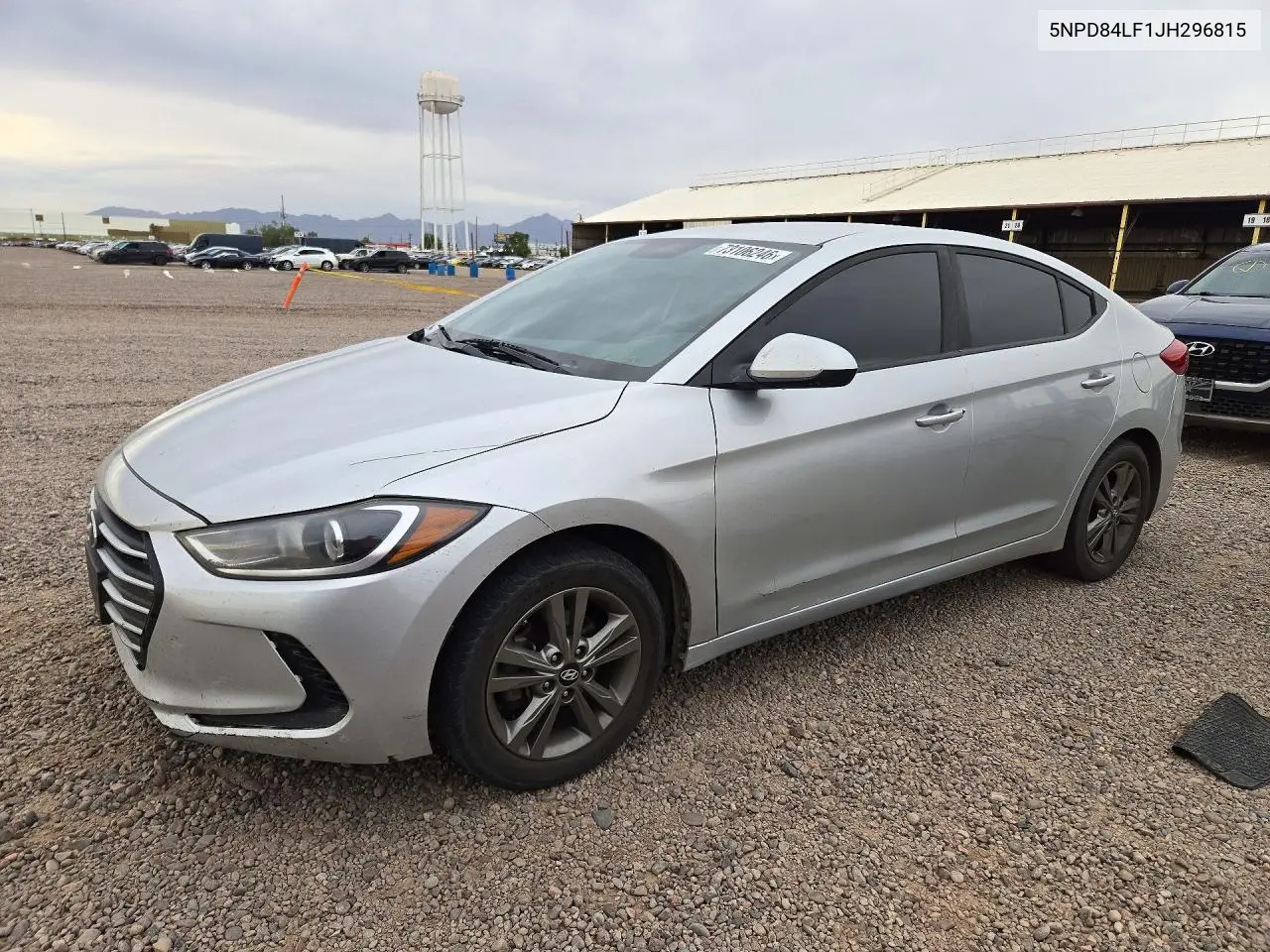 HYUNDAI ELANTRA 2018, VIN 5NPD84LF1JH296815