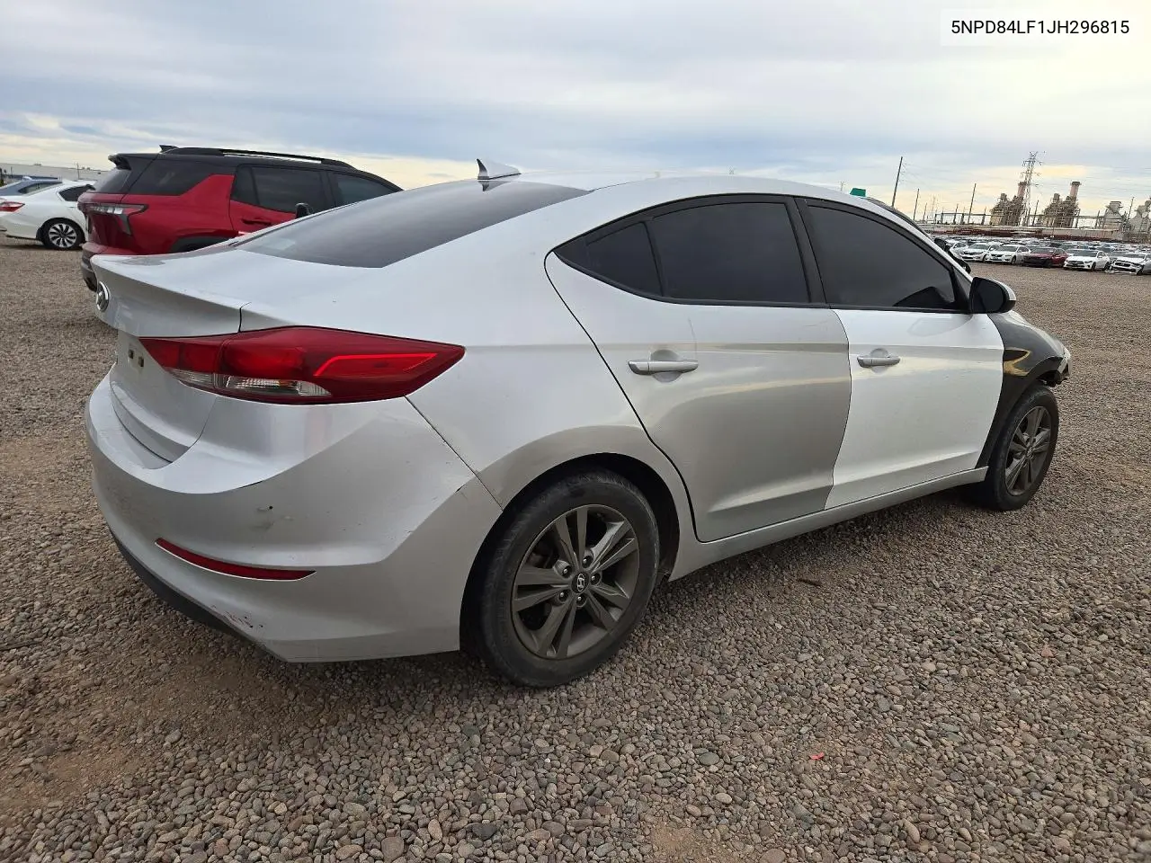 2018 HYUNDAI ELANTRA VIN 5NPD84LF1JH296815 — фото 3