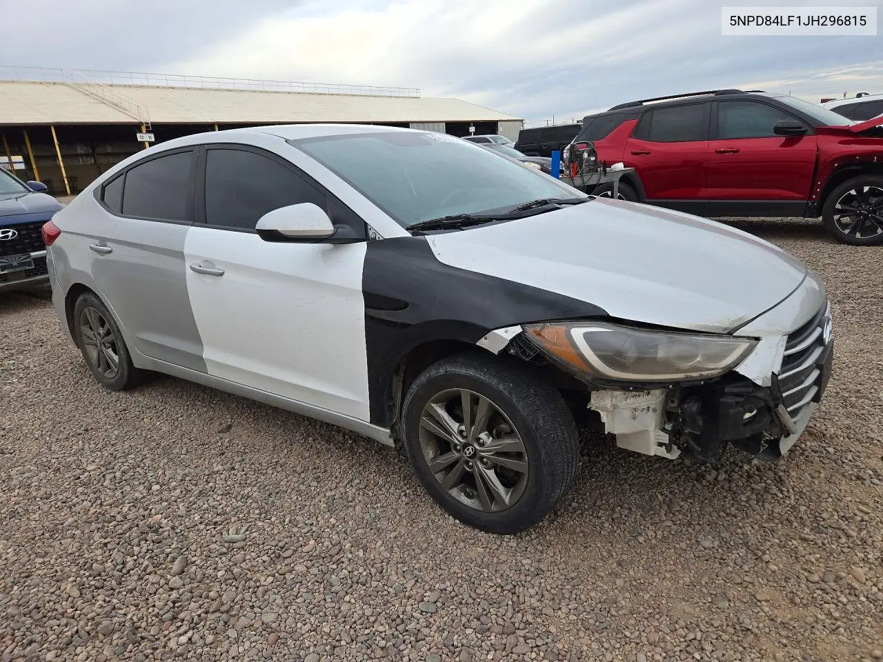 2018 HYUNDAI ELANTRA VIN 5NPD84LF1JH296815 — фото 4