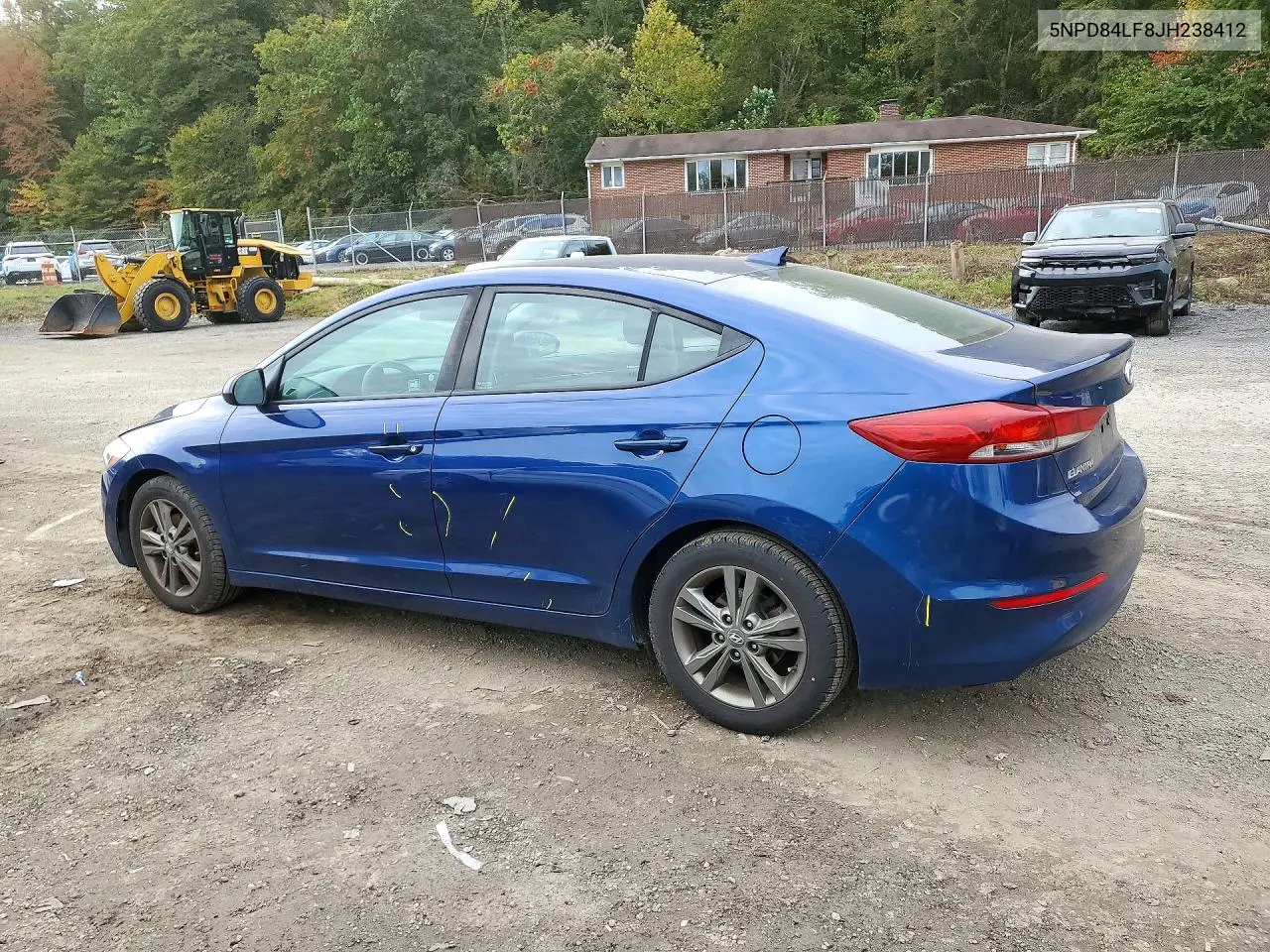 2018 HYUNDAI ELANTRA VIN 5NPD84LF8JH238412 — фото 2
