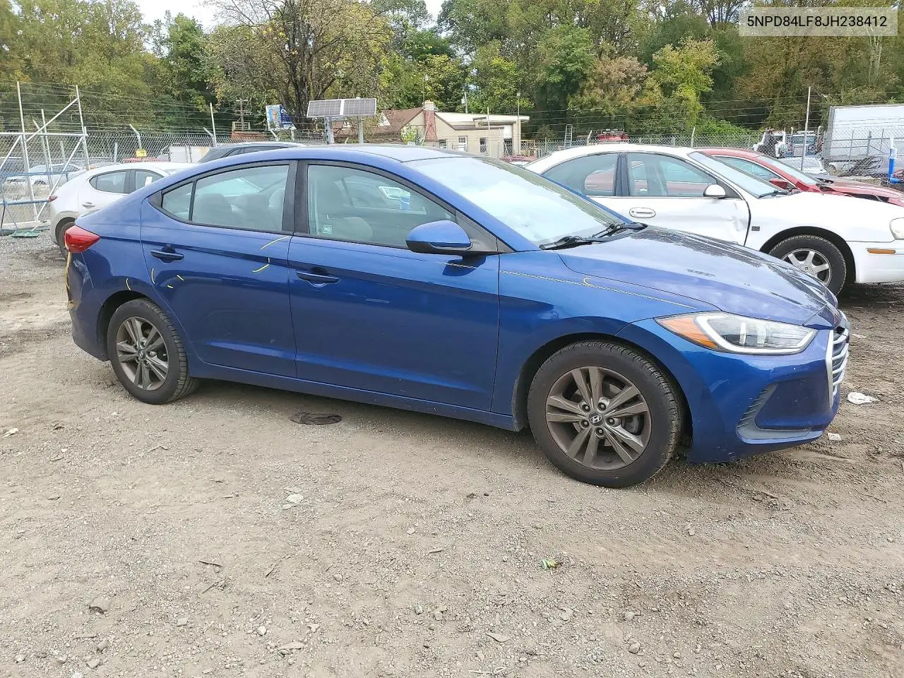 2018 HYUNDAI ELANTRA VIN 5NPD84LF8JH238412 — фото 4