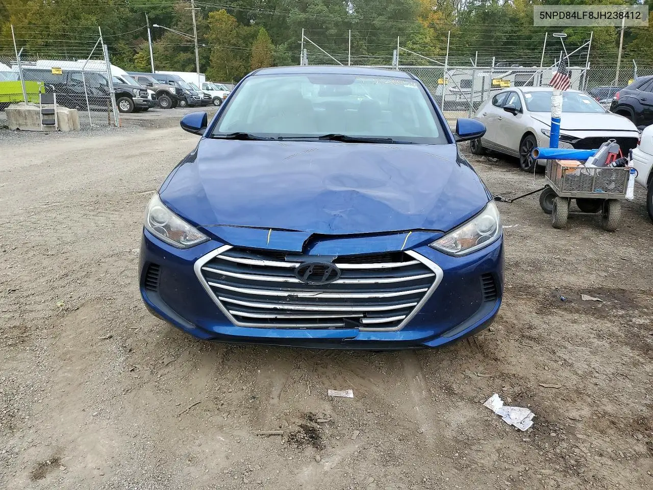 2018 HYUNDAI ELANTRA VIN 5NPD84LF8JH238412 — фото 5