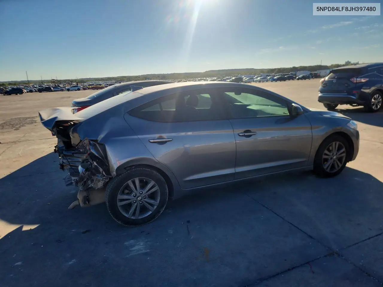 2018 HYUNDAI ELANTRA VIN 5NPD84LF8JH397480 — фото 3