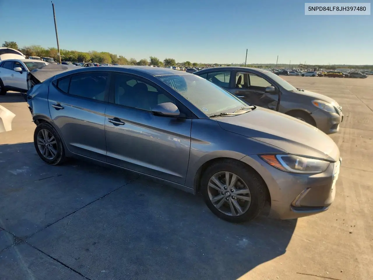 2018 HYUNDAI ELANTRA VIN 5NPD84LF8JH397480 — фото 4