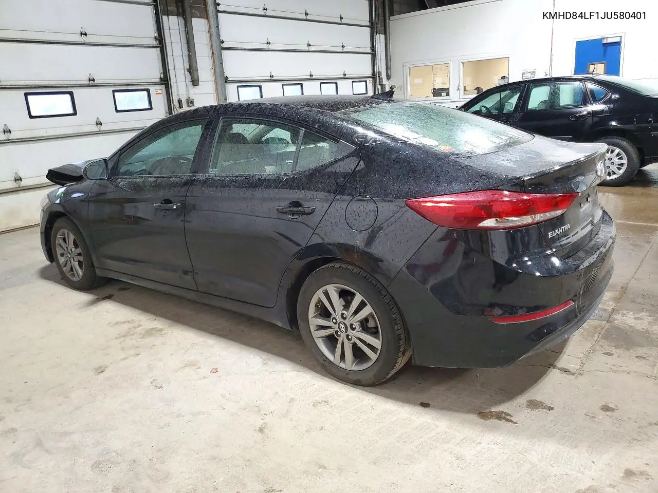 2018 HYUNDAI ELANTRA VIN KMHD84LF1JU580401 — фото 2